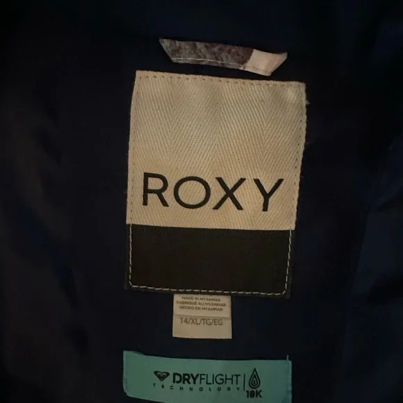 Youth girls Roxy ski & snowboard jacket - excellent condition! - Picture 2 of 4